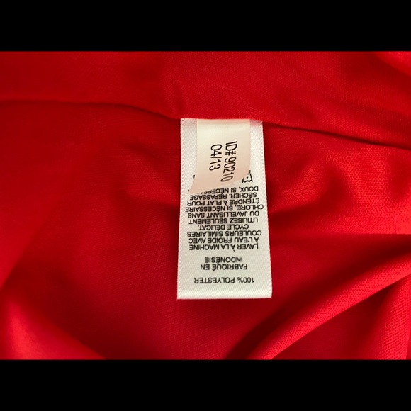 Express red dress, heart shape, size 10 - Picture 4 of 11